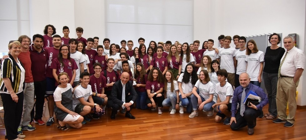 E' il liceo Rosmini di Rovereto la Scuola più sportiva in Trentino